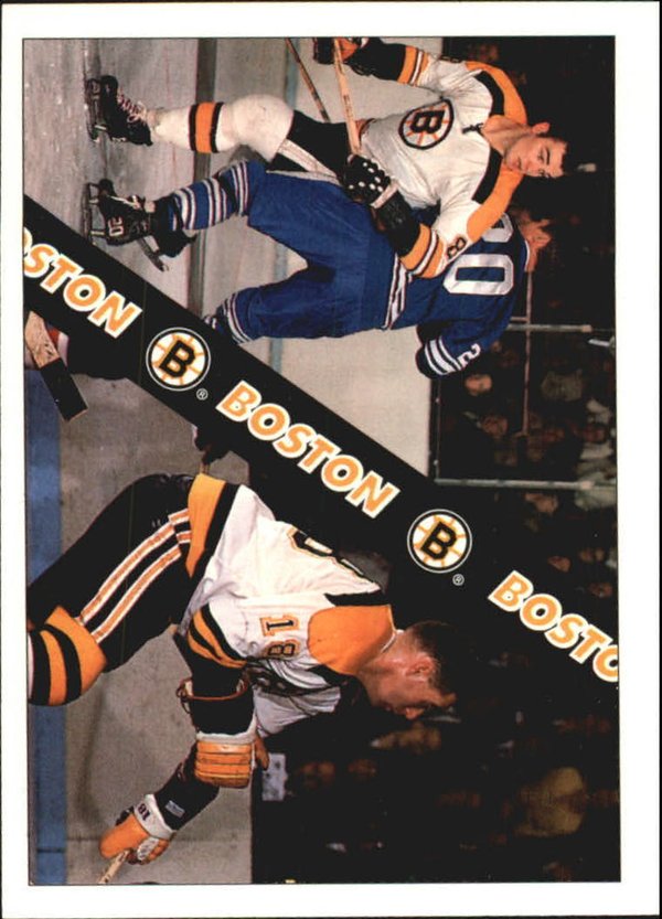 1991-92 ULTIMATE ORIGINAL SIX #4 Checkliste Boston Bruins