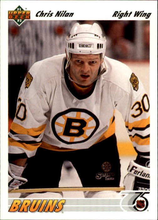 1991-92 Upper Deck #237 Chris Nilan Boston Bruins