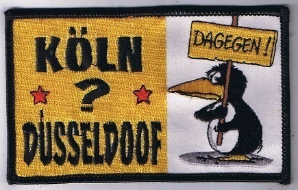 Stickazeichen Köln-Düsseldorf Dagegen