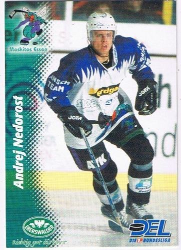DEL Playerkarte 1999/00 Andrej Nedorost Moskitos Essen