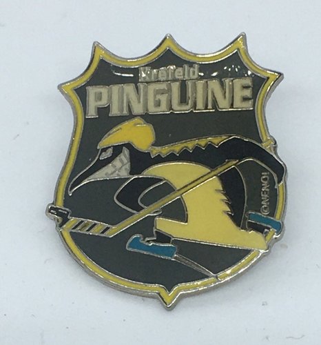 Eishockeypin Wappen Krefeld Pinguine Logo alt