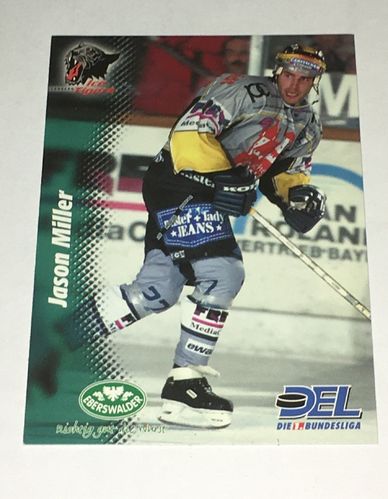 DEL Playerkarte1999/00 Jason Miller Ice Tigers