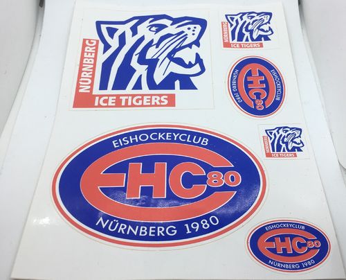 Aufkleberkarte Nürnberg Ice Tigers/EHC80