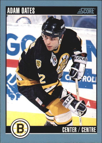 1992-93 Score Canadian #250 Adam Oates Boston Burns