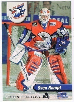 1998/1999 Schirner #217 Sven Rampf – Adler Mannheim (Base Card)