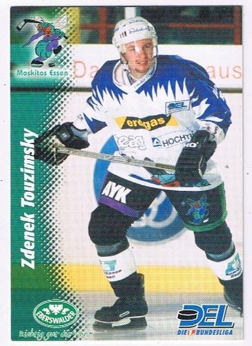 DEL Playerkarte 1999/00 Zdenek Touzimsky #344 Moskitos Essen