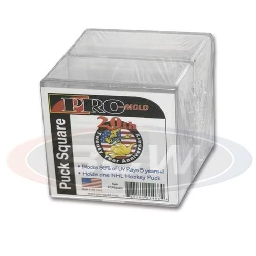 BCW PRO-MOLD Hockey Puck Square Holder 2 Stück