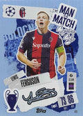 Playerkarte 2024/25 Match Attax #413 Lewis Ferguson Man of the Match Signatur Style