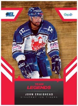 DEL Playerkarte Saison 2008/2009 – John Craighead – Sinupret Ice Tigers – City Press – Team Legends