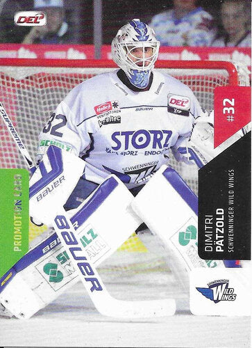 Playerkarte 2015/2016 #PROMO Dimitri Pätzlold Promotion Card Schwenninger Wild Wings