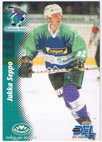 DEL Playercard Jukka Seppo 1999/2000 Moskitos Essen #357