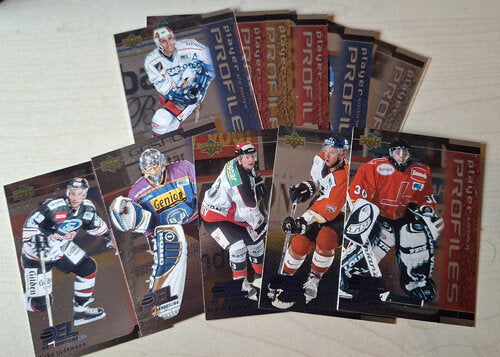 Upper Deck DEL 2000-01 Player Profiles Set – 11 Karten komplett