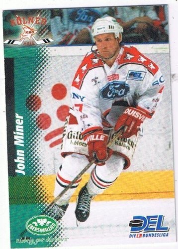 DEL Playerkarte 1999/2000 #121 John Miner Kölner Haie