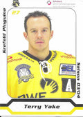 Autogrammkarte Krefeld Pinguine 2003/04 Terry Yake 7x9,5 cm