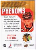 2008-03 Upper Deck MVP #FL5 Jonathan Toews Chicago Blackhawks (Insert Card)