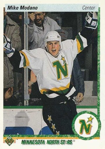 1990/1991 Upper Deck #46 Mike Modano – Minnesota North Stars (Rookie Card)