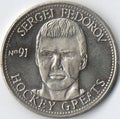 NHLPA Hockey Greats Coin Sergei Fedorov Detroit Red Wings Saison 1996/1997