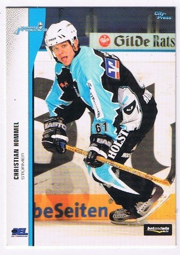 DEL Playerkarte 2005/06 #108 – Christian Hommel (Hamburg Freezers)