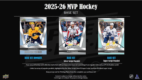 2025-26 Upper Deck NHL MVP Hobby Box – Eishockey Sammelkarten