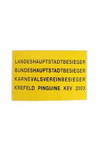 Aufkleber zum Gewinn der Meisterschaft 2003