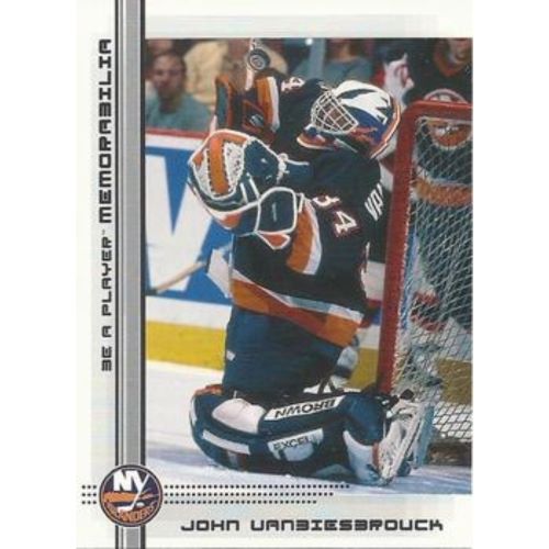2000/2001 Be A Player Memorabilia #413 John Vanbiesbrouck – New Jersey Devils (Base Card)