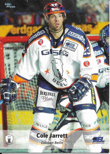 2006/2007 City-Press #16 Cole Jarrett – Eisbären Berlin (Base Card)