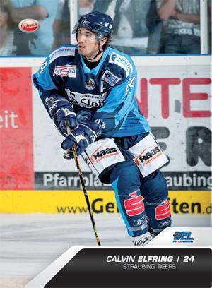 Calvin Elfring Playerkarte 2009-2010 Straubing Tigers #382