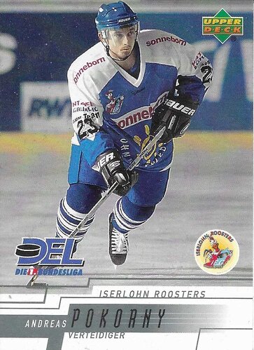 Playerkarte 2000/2001 #230 Andreas Pokorny Iserlohn Roosters