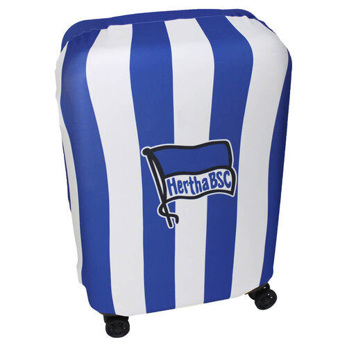 Hertha BSC Kofferüberzug Blau-Weiß Größe M 67x43x26 cm Fanartikel