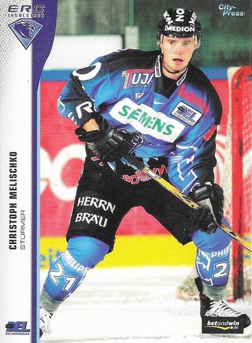 Playerkarte 2005/2006 #152 Christoph Melischko ERC Ingolstadt
