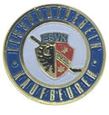Eishockeypin ESV Kaufbeuren – Rund & edel mit Gold-Optik – Fan- und Sammlerstück
