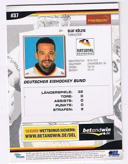 DEL Playerkarte 2005/2006 #281 Olaf Kölzig DEB