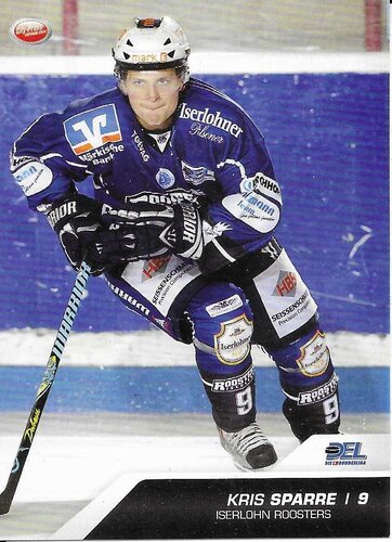 Playerkarte 2009/2010 #251 Kris Sparre Iserlohn Roosters