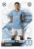 Topps Match Attax UEFA Club Competitions 2024/25 #26 – Julián Álvarez – Manchester City