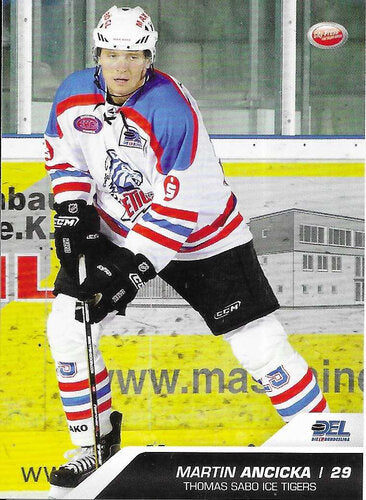 DEL Playerkarte Saison 2009/2010 – Martin Ancicka – Thomas Sabo Ice Tigers – City Press – Nr. 362