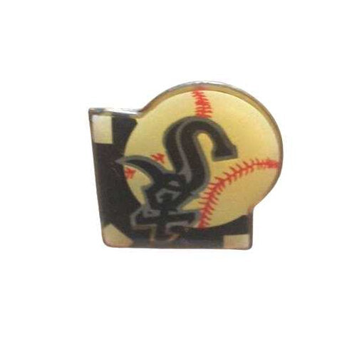 Chicago White Sox Baseball Pin mit Butterflyverschluss – MLB Fanartikel