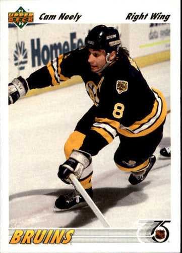 NHL Playerkarte Cam Neely 1991/92 Upper Deck Boston Bruins