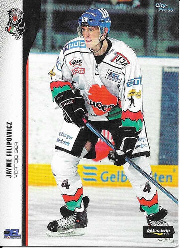2005-06 DEL Playercards #15 Jayme Filipowicz Augsburger Panther (Base Card)