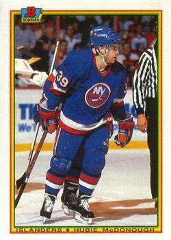 1990-91 Bowman #120 Hubie McDonough New York Islanders (Rookie Card)