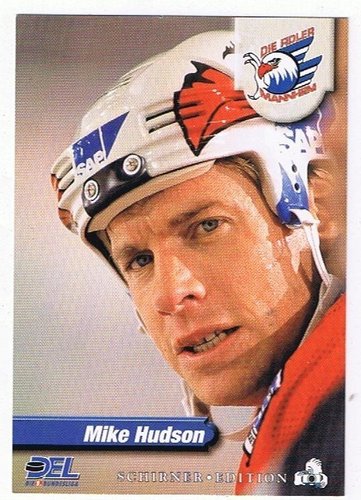 1998/1999 Schirner #241 Mike Hudson – Adler Mannheim (Base Card)