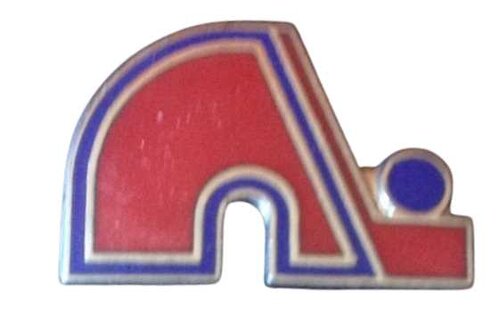 Quebec Nordiques Logo Pin 1979–1995 – NHL Retro Eishockeypin