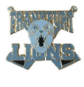 Eishockeypin „Schläger & Löwe“ Frankfurt Lions – DEL Fanartikel mit Butterfly-Verschluss