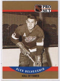 Alex Delvecchio – NHL Playerkarte 1990/91 (Pro Set)  Detroit Red Wings