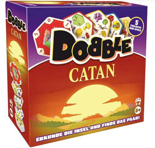 Dobble Catan DE – schnelles Reaktionsspiel in der CATAN-Welt