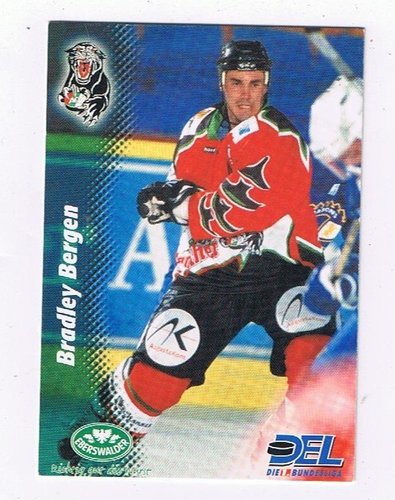 DEL Playerkarte 1999/2000 #156 Bradley Bergen – Augsburger Panther