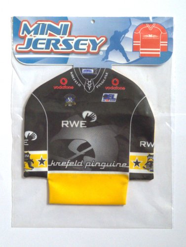 Mini Trikot Krefeld Pinguine Saison 2003/2004 schwarz/gelb