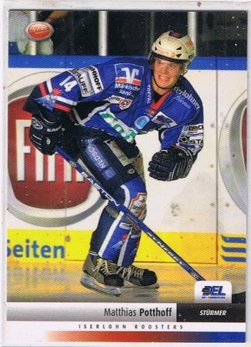 DEL Playerkarte 2007/08 – Matthias Potthoff, Iserlohn Roosters #188