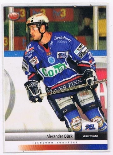 2007/2008 City-Press #183 Alexander Dück – Iserlohn Roosters (Serie 1 Base Card)