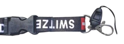 Schlüsselband mit Karabiner Switzerland
