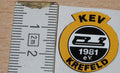 Kleiner KEV 1981 e.V. Logo-Aufkleber (25x20 mm)